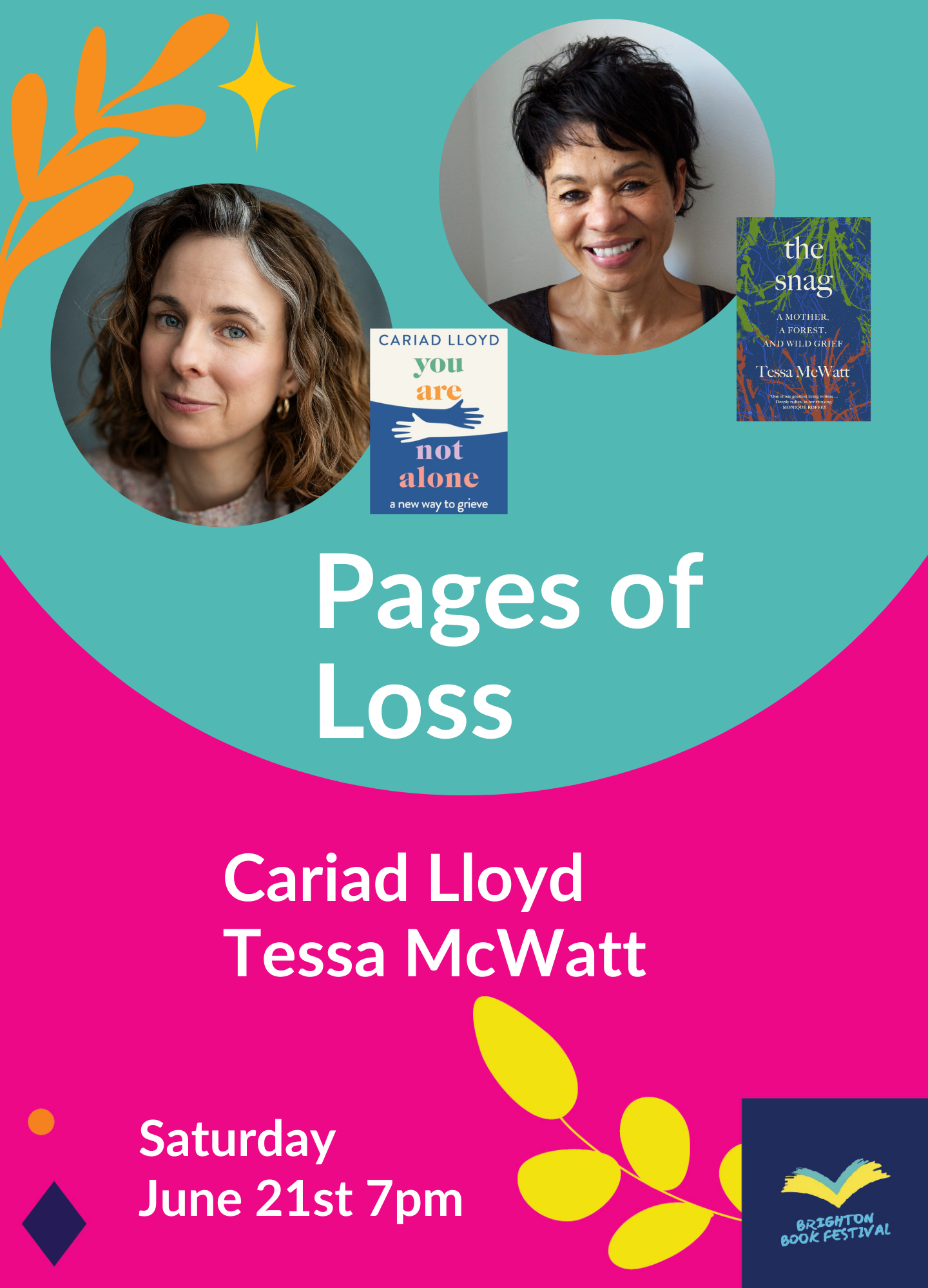 Pages of Loss with Cariad Lloyd & Tessa McWatt