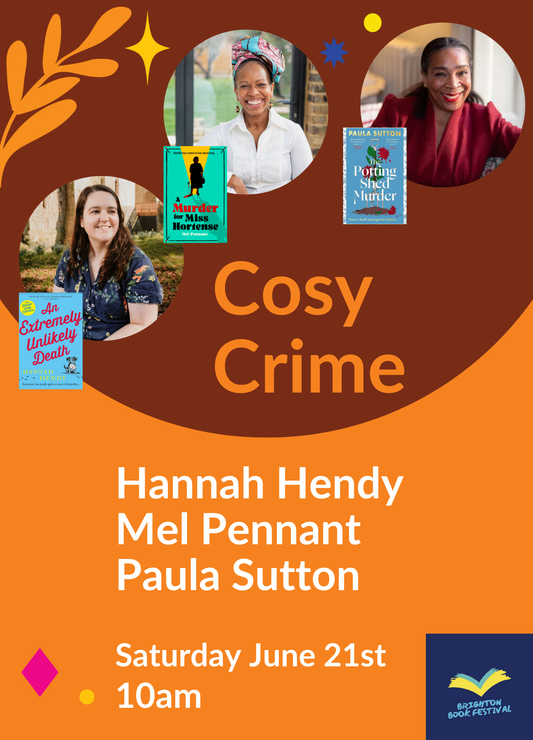 Cosy Crime with Mel Pennant, Paula Sutton & Hannah Hendy