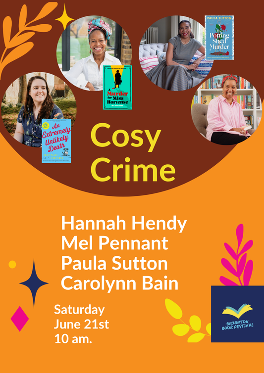 Cosy Crime with Mel Pennant, Paula Sutton & Hannah Hendy